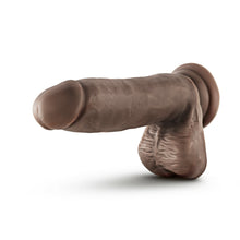 Load image into Gallery viewer, Dr Skin Glide 7in Self Lubricating Dildo Chocolate
