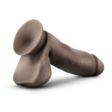 Load image into Gallery viewer, Dr Skin Glide 7in Self Lubricating Dildo Chocolate
