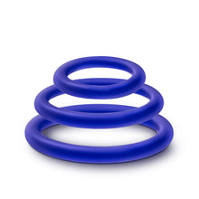 Load image into Gallery viewer, Performance Vs4 Pure Premium Silicone Cockring Set Indigo
