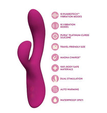 Load image into Gallery viewer, Quinn Rabbit Vibrator Burgundy
