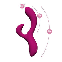 Load image into Gallery viewer, Quinn Rabbit Vibrator Burgundy
