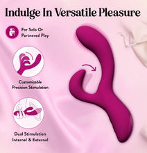 Load image into Gallery viewer, Quinn Rabbit Vibrator Burgundy
