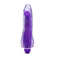 Load image into Gallery viewer, Glow Dicks Molly Glitter Vibrator Purple
