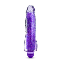 Load image into Gallery viewer, Glow Dicks Molly Glitter Vibrator Purple
