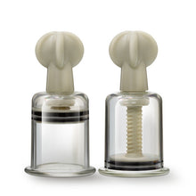 Load image into Gallery viewer, Temptasia Clit &amp; Nipple Twist Large Suckers Set Of 2 Clear
