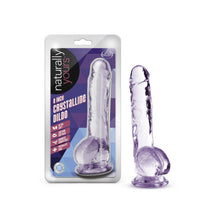 Load image into Gallery viewer, Naturally Yours 8in Amethyst Crystalline Dildo
