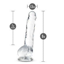 Load image into Gallery viewer, Naturally Yours 8in Diamond Crystalline Dildo
