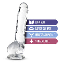 Load image into Gallery viewer, Naturally Yours 8in Diamond Crystalline Dildo
