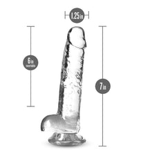Load image into Gallery viewer, Naturally Yours 7in Diamond Crystalline Dildo
