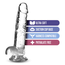 Load image into Gallery viewer, Naturally Yours 7in Diamond Crystalline Dildo
