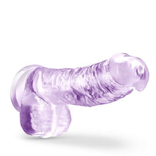 Load image into Gallery viewer, Naturally Yours 6in Amethyst Crystalline Dildo
