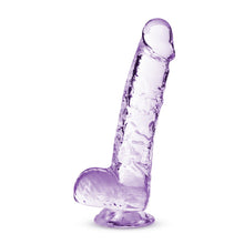 Load image into Gallery viewer, Naturally Yours 6in Amethyst Crystalline Dildo
