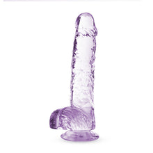 Load image into Gallery viewer, Naturally Yours 6in Amethyst Crystalline Dildo
