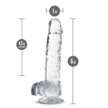 Load image into Gallery viewer, Naturally Yours 6in Diamond Crystalline Dildo
