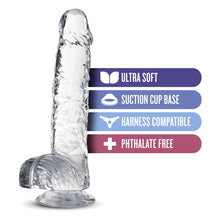 Load image into Gallery viewer, Naturally Yours 6in Diamond Crystalline Dildo
