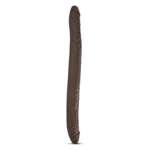 Load image into Gallery viewer, Dr Skin 16 Double Dildo Chocolate &quot;
