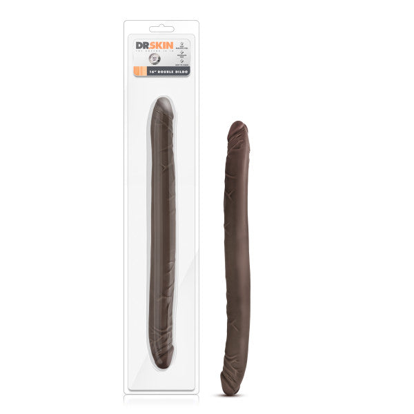 Dr Skin 16 Double Dildo Chocolate 