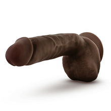 Load image into Gallery viewer, Dr Skin Glide 8.5in Self Lubricating Dildo Chocolate
