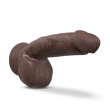 Load image into Gallery viewer, Dr Skin Plus 8in Thick Dildo W/ Squeezable Balls Chocolate
