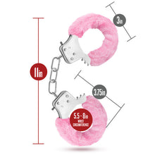 Load image into Gallery viewer, Temptasia Furry Pink Cuffs
