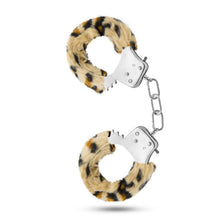 Load image into Gallery viewer, Temptasia Furry Leopard Cuffs
