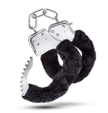 Load image into Gallery viewer, Temptasia Furry Black Cuffs
