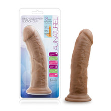 Load image into Gallery viewer, Au Naturel 8in Dildo W/ Suction Cup Mocha
