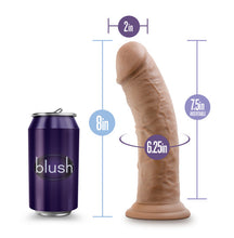 Load image into Gallery viewer, Au Naturel 8in Dildo W/ Suction Cup Mocha
