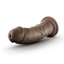 Load image into Gallery viewer, Dr Skin Glide 8in Self Lubricating Dildo Chocolate
