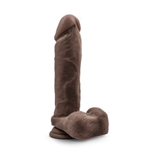 Load image into Gallery viewer, Au Naturel 9.5in Dildo W/ Suction Cup Chocolate
