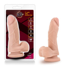 Load image into Gallery viewer, X5 5in Cock W/suction Cup Beige

