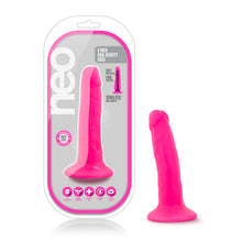 Load image into Gallery viewer, Neo 5.5 Dual Density Cock Neon Pink &quot;
