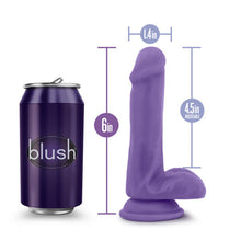 Load image into Gallery viewer, Au Naturel Bold Delight 6 In Dildo Purple

