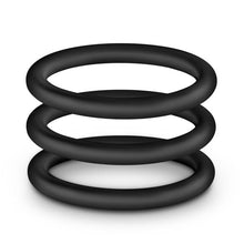 Load image into Gallery viewer, Performance Vs3 Pure Premium Silicone Cockrings Large Black
