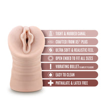 Load image into Gallery viewer, Enlust Destini Vibrating Stroker Beige
