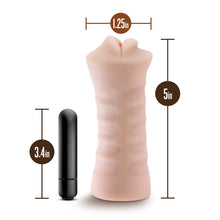 Load image into Gallery viewer, Enlust Nicole Vibrating Stroker Beige
