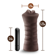 Load image into Gallery viewer, Enlust Krystal Vibrating Stroker Brown
