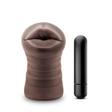 Load image into Gallery viewer, Enlust Krystal Vibrating Stroker Brown
