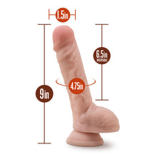 Load image into Gallery viewer, Dr Skin Dr Mason 9in Dildo W/ Suction Vanilla
