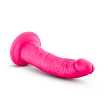 Load image into Gallery viewer, Neo Elite 7.5in Silicone Dual Density Cock Neon Pink
