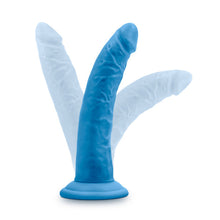 Load image into Gallery viewer, Neo Elite 7.5in Silicone Dual Density Cock Neon Blue
