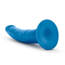 Load image into Gallery viewer, Neo Elite 7.5in Silicone Dual Density Cock Neon Blue
