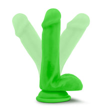 Load image into Gallery viewer, Neo Elite 6in Silicone Dual Density Cock W/ Balls Neon Green

