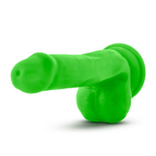 Load image into Gallery viewer, Neo Elite 6in Silicone Dual Density Cock W/ Balls Neon Green
