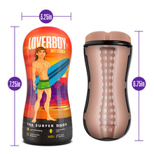 Load image into Gallery viewer, Coverboy The Surfer Dude Self Lubricating Stroker Beige
