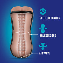 Load image into Gallery viewer, Coverboy The Surfer Dude Self Lubricating Stroker Beige
