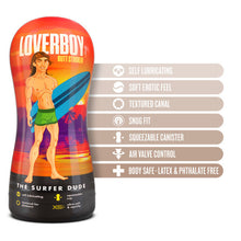 Load image into Gallery viewer, Coverboy The Surfer Dude Self Lubricating Stroker Beige
