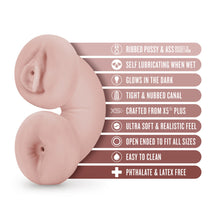 Load image into Gallery viewer, Enlust Tasha Soft &amp; Wet Glow In The Dark Stroker Beige
