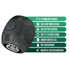 Load image into Gallery viewer, M For Men Dome X Vibrating Masturbator Black
