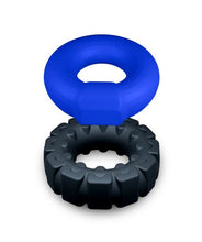Load image into Gallery viewer, Performance Plus Engage 2 Cock Ring Set Plat/blk

